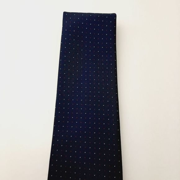 MAMMOET Rare Vintage Embroidered Woolly Mammoth Navy Blue Men's Necktie - Picture 4 of 10